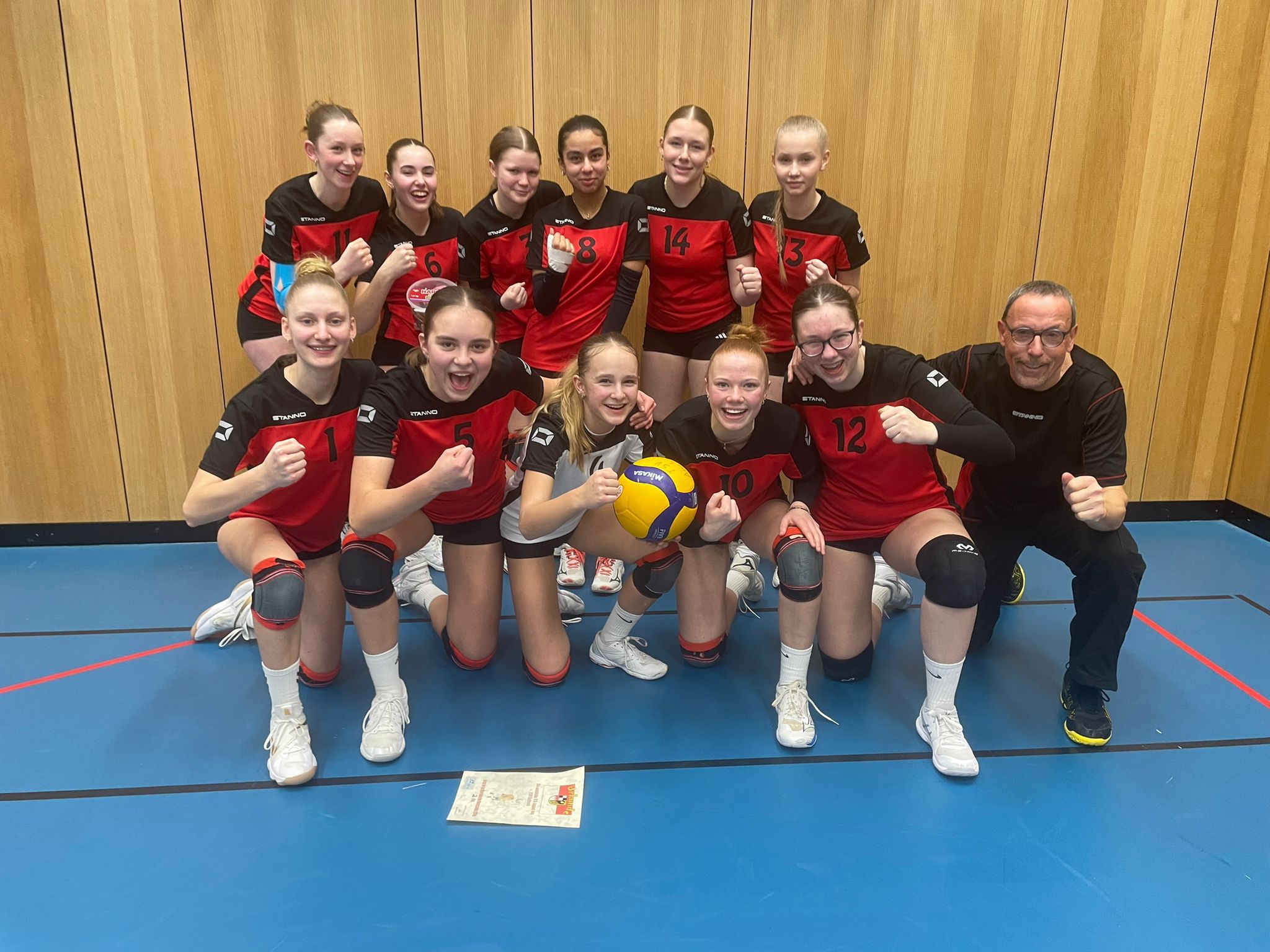 U16-Mädels: für die Nordbayerische Meisterschaft qualifiziert