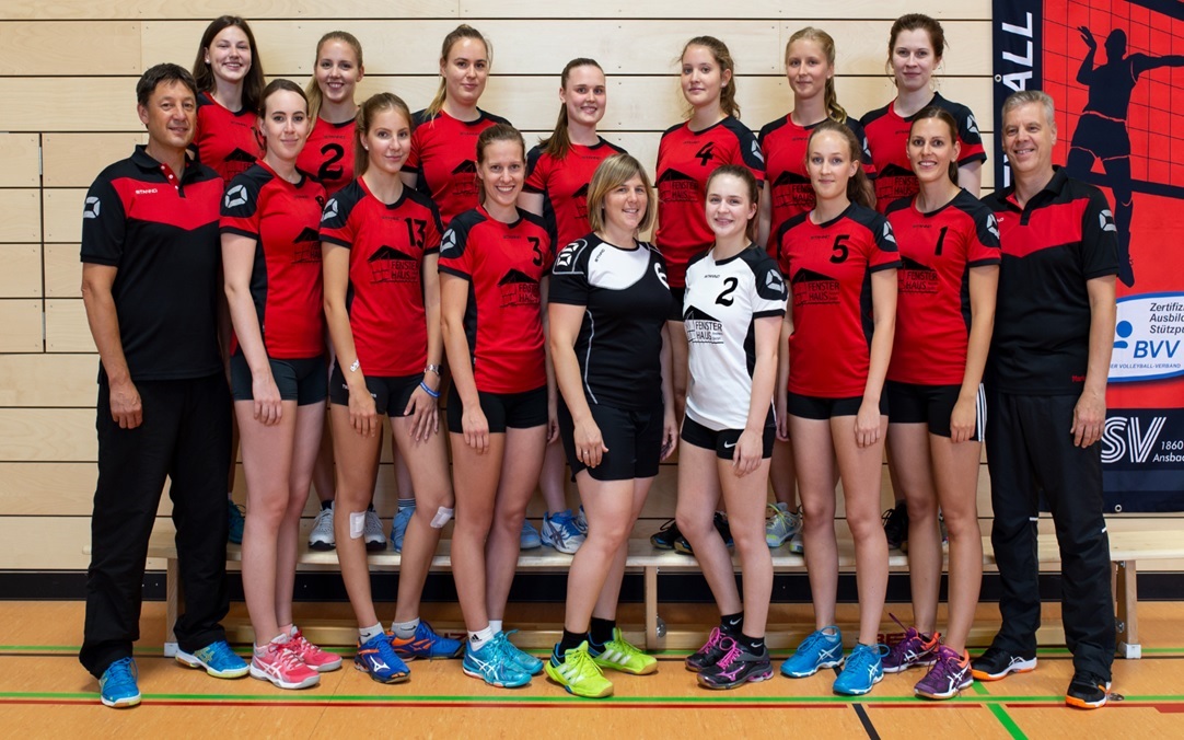  Volleyball-Bezirksligateam der Damen II des TSV Ansbach ist Bezirksligameister