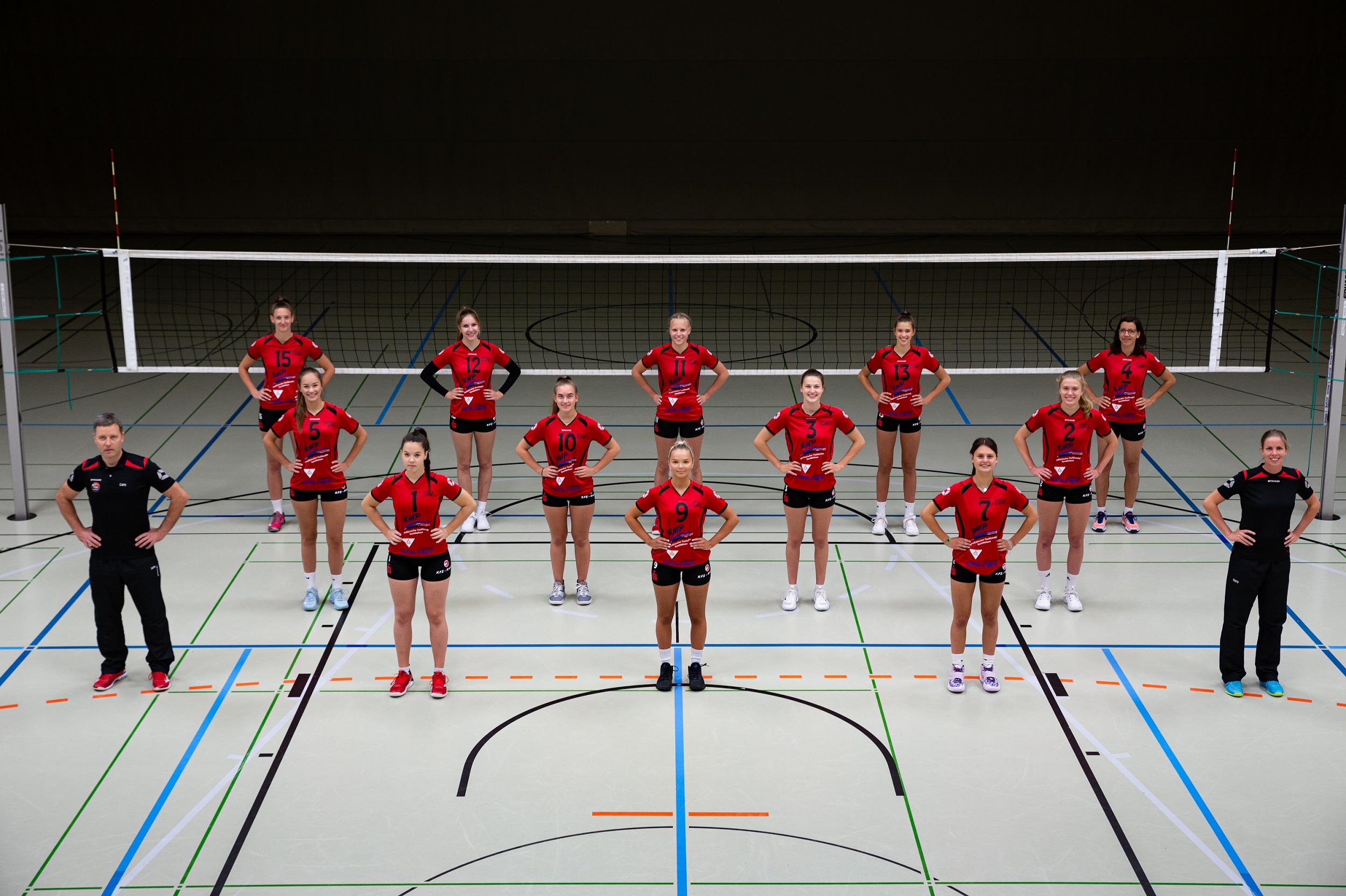 Heimspielauftakt der Volleyballerinnen gegen TSV Unterhaching unter Coronaauflagen